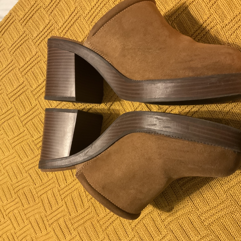 Brown Suede Women's Mules